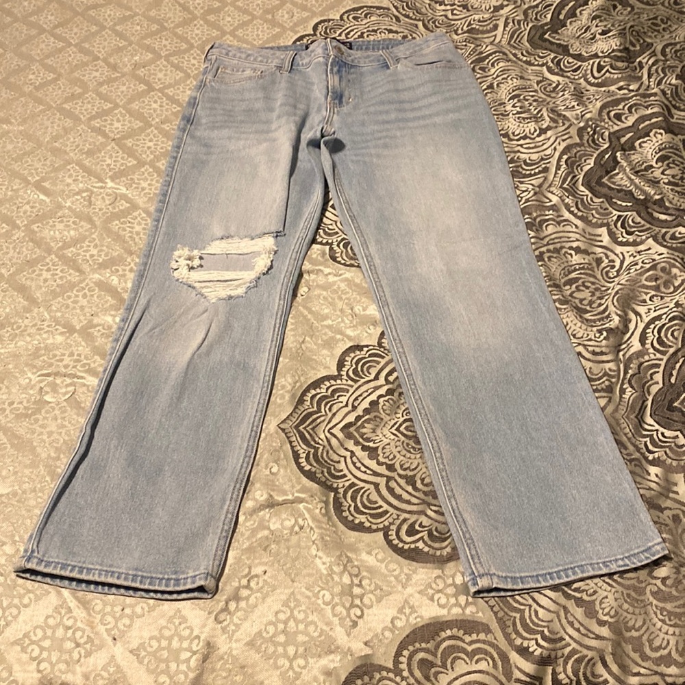 Holister low rise 90s vintage straight mom jeans